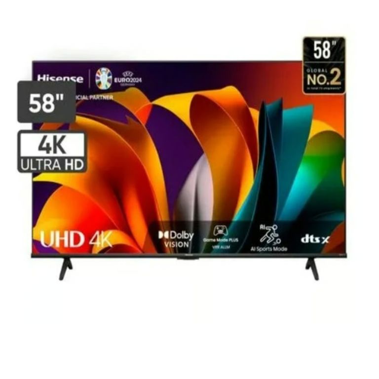 Televisor 58 Pulg. LED Smart VIDAA Tv UHD 4K 58A6N (2024)