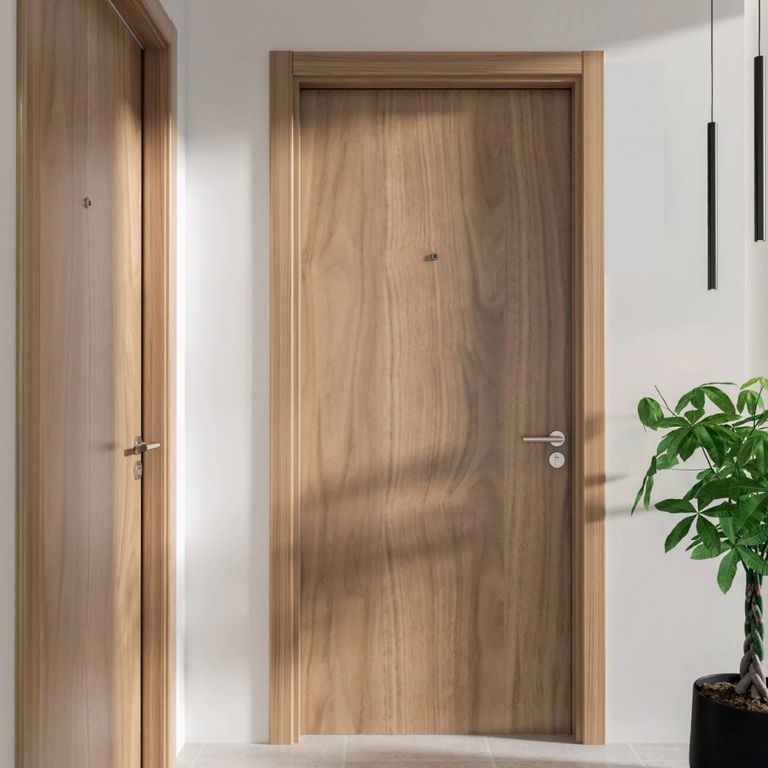Puerta de Melamina Casatto Interior - 60 x 210 cm - Castaño Pelikano