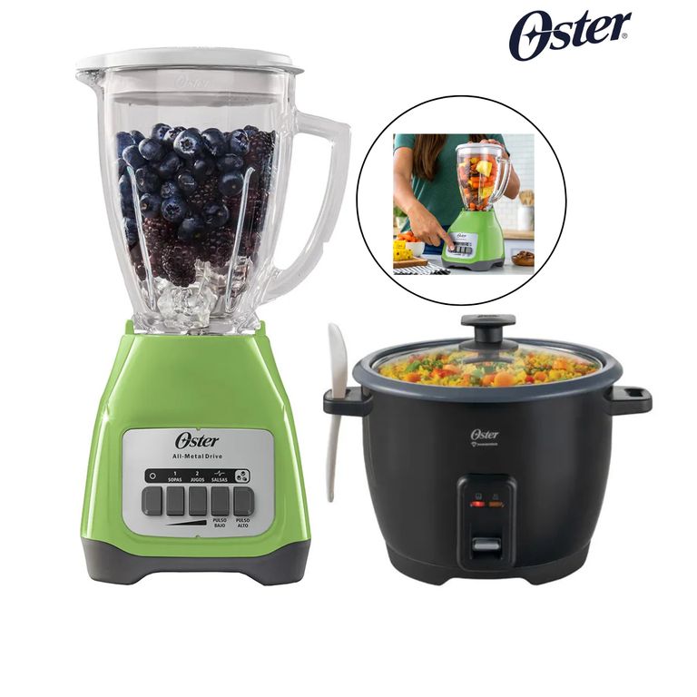 Combo Licuadora BLSTKAGKPB + Olla Arrocera 1.8 L