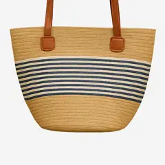 KAST PE - Bolso de Paja Eliane de Playa Beige