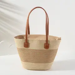 KAST PE - Bolso de Paja Eliane de Playa Ivory