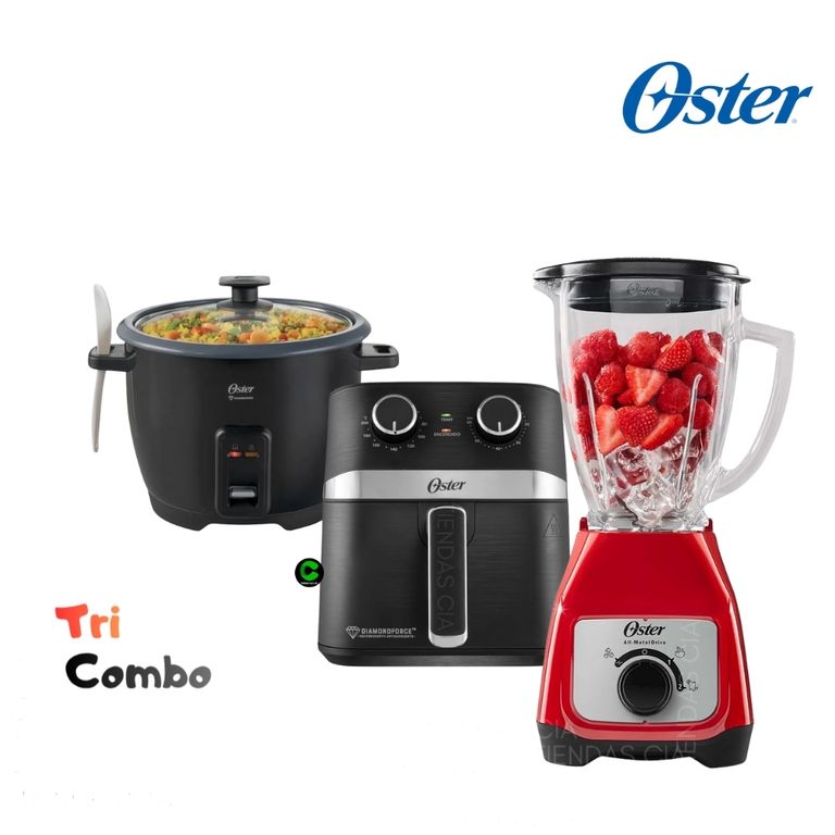 Combo Licuadora BLSTKAG-RRD + Freidora y Olla Arrocera 1-8L