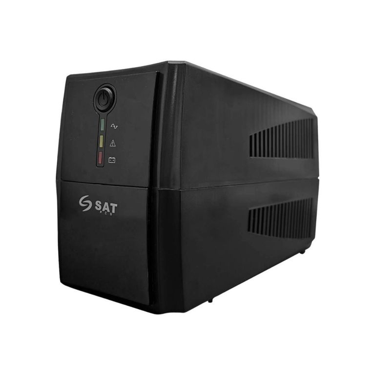 Ups Sat Ur500 500Va 220V, 6 Salidas Estabilizadas Y Pantalla Led - Protección Energética E