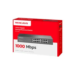 GENERICO - Interruptor Tp-Link Mercusys Ms116Gs, 16 Puertos Gigabit, Ideal Para Redes Rápidas Y Efici
