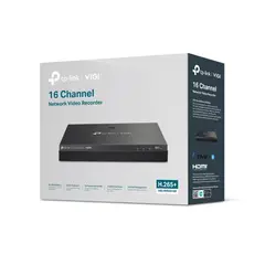 GENERICO - NVR TP-Link VIGI NVR2016H-16P con 16 canales de video y PoE para vide