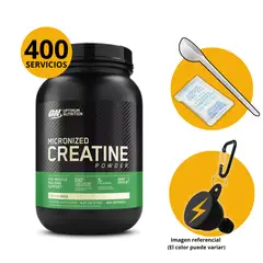 OPTIMUN NUTRITION - CREATINA OPTIMUM NUTRITION DE 1200gr CON CUCHARA MEDIDORA Y PORTASUPLEMENTOS - CREATINA MONOHIDRATADA Y MICRONIZADA