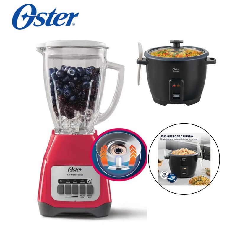 Combo Licuadora BLSTKAGMPB +Olla Arrocera 1.8 L