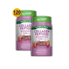 NATURE'S TRUTH - 2 UNIDADES PEPTIDO DE COLAGENO SABOR FRESA 120 GOMITAS