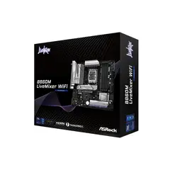 ASROCK - Placa Madre B860M LiveMixer WiFi Socket LGA1700 DDR5 Micro