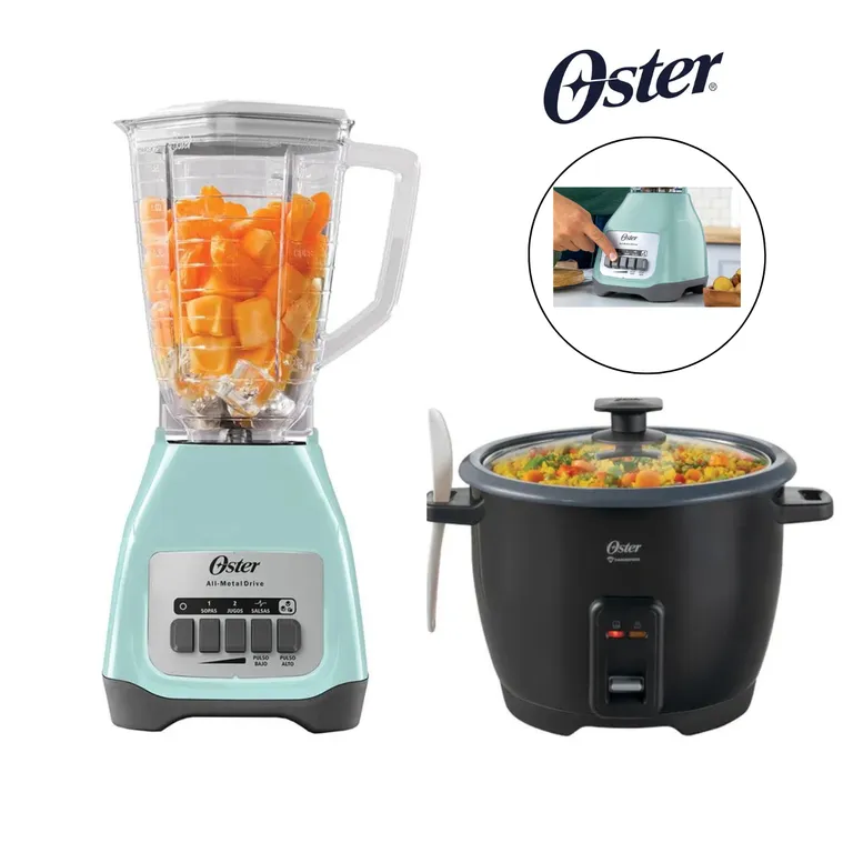 Combo Licuadora BLSTKAGVPB +Olla Arrocera 1.8 L