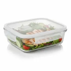 PENTHA - Táper De Vidrio Rectangular 1520ml Hermético y Versátil