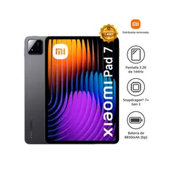 XIAOMI - Tablet Pad 7 11” 3.2K 144Hz Snapdragon 7+ 8GB 256GB Android 15, Gris