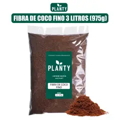 GENERICO - Sustrato Premium - Fibra de Coco Fino 3 Litros 975g