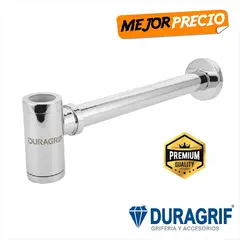 DURAGRIF - TRAMPA BOTELLA MINIMALISTA CROMADA