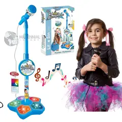 GENERICO - Microfono Karaoke con Luces LED Musical para Niños
