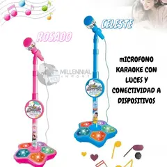GENERICO - Micrófono para Niñas con Altavoz Integrado y Conexión a Celular