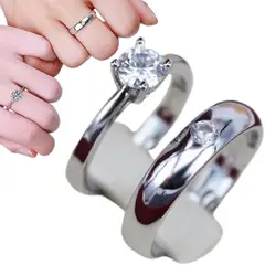 GENERICO - Anillo Para Pareja Amor Eterno Rey Y Reina Estuche Gratis