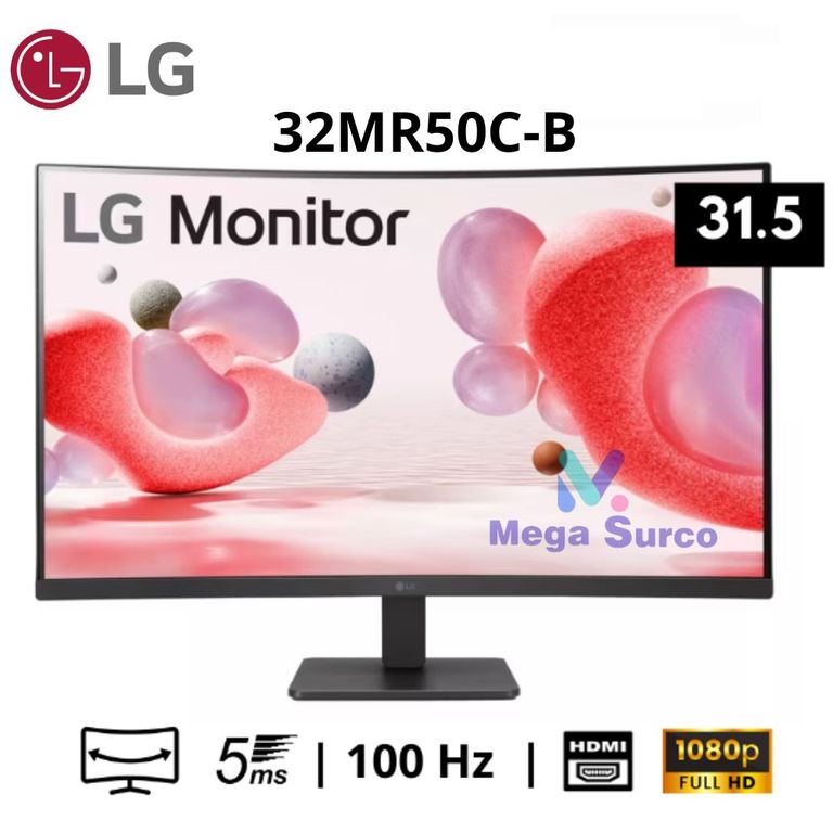 MONITOR LED CURVO 32" 32MR50C-B 1920 X 1080 100HZ D-SUB/ HDMI