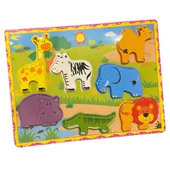 GENERICO - Rompecabezas de Madera de Animales de la Selva 7