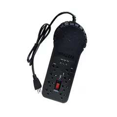 OPALUX - Estabilizador de Voltaje de 1200W 8 Salidas con USB OP-8R2000V