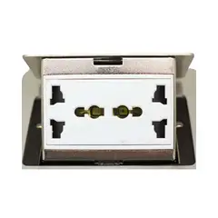 OPALUX - Toma Corriente Para Mueble 2 Tomas Múltiples + 1 Toma En Línea OP-UTS1SL