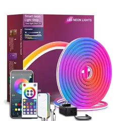 LUMIX - TIRA LED NEON INTELIGENTE RGBIC 5M WIFI Alexa y Google