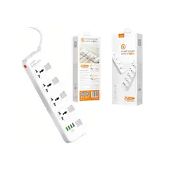 LDNIO - Toma Corriente Regleta 4 USB SC4408 2500 W