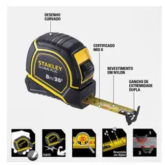 STANLEY - WINCHA GLOBAL PLUS 1 X 8MT
