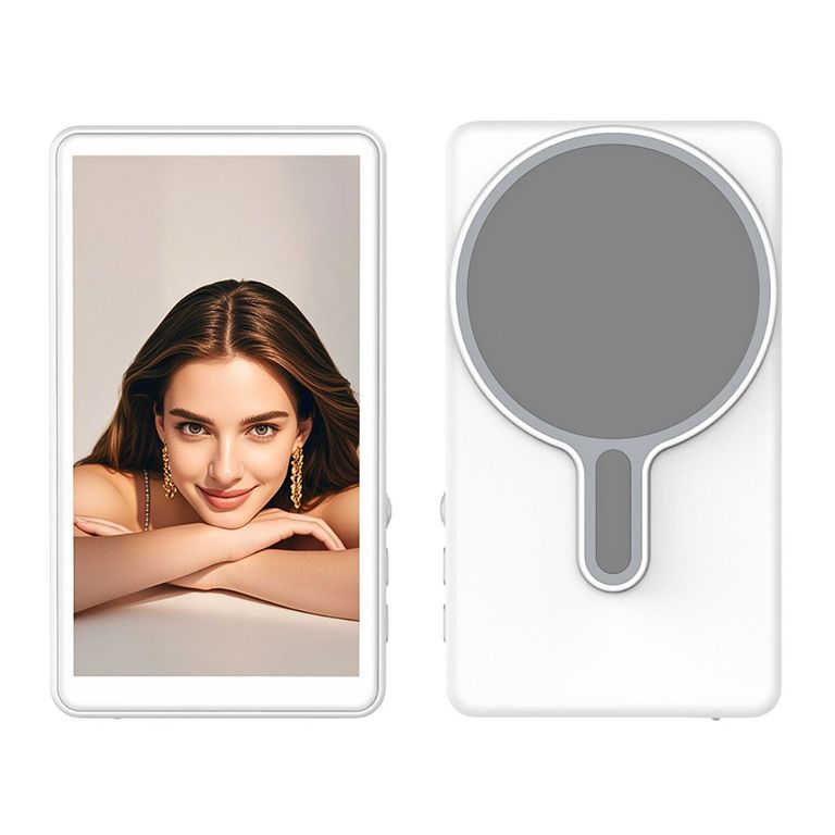 Pantalla Selfie Magnética para iPhone y Android con WiFi 5G Duplicación Pantalla y Control Bluetooth