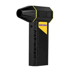 SEISA - Soplador de Aire Inalámbrico 120W para Auto y Hogar, Recargable con 3 Velocidades Carga Tipo C