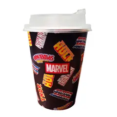 GENERICO - Vaso Tumbler 16 oz Diseño Superhéroes – Logos Retro