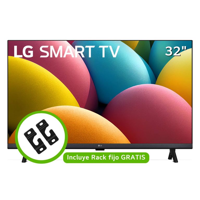 Televisor Smart TV 32” HD con webOS y ThinQ AI 32LR600BPSC 2025 + Rack fijo GRATIS