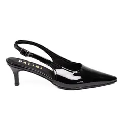 PALINI SHOES - Taco 5 de vestir en punta color negro