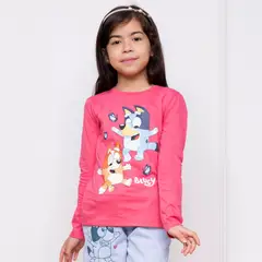 BLUEY - POLO NIÑA ML - JERSEY 100% ALGODON