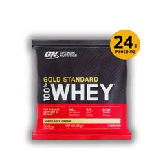 OPTIMUN NUTRITION - SACHET GOLD STANDARD WHEY OPTIMUM NUTRITION VAINILLA