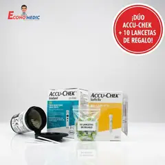 ACCU CHEK - DUO INSTANT: TIRAS X 50 UND + LANCETA SOFTCLIX 100 UND