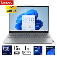 LENOVO - LAPTOP ThinkBook 16 G8 IAL, 16" WUXGA IPS, Core Ultra 7 255H 16GB DDR5 1TB W11PRO
