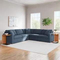 GENERICO - Seccional Mod en Forma L en Tela Chenille Antifluido