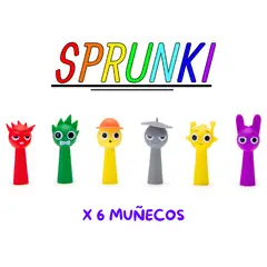 GENERICO - Juguete Set de Figuras Coleccionables Sprunki 8 Personajes