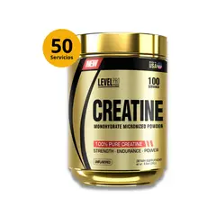 LEVEL PRO - CREATINA DE 250gr - CREATINA MONOHIDRATADA Y MICRONIZADA