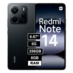XIAOMI - Redmi Note 14 5G 8GB 256GB Negro