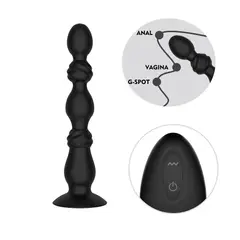 DR PINKY - Plug Cuentas Anales Vibratorias Consolador Dylan Dilatador