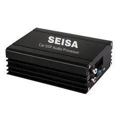 SEISA - Amplificador de Audio DSP Bluetooth para Auto 4×50 W con Ecualizador Procesador y Control App