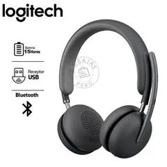 LOGITECH - Audífonos Zone Wireless 2 Teams Bluetooth con Micrófono