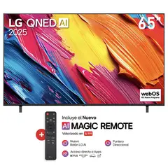 LG - Televisor QNED 65 4K THINQ AI SMART 65QNED70ASA (2025)