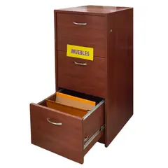 TEMEL - Archivador Oficina, Cajonera 03 Para Folder Colgante Llave.