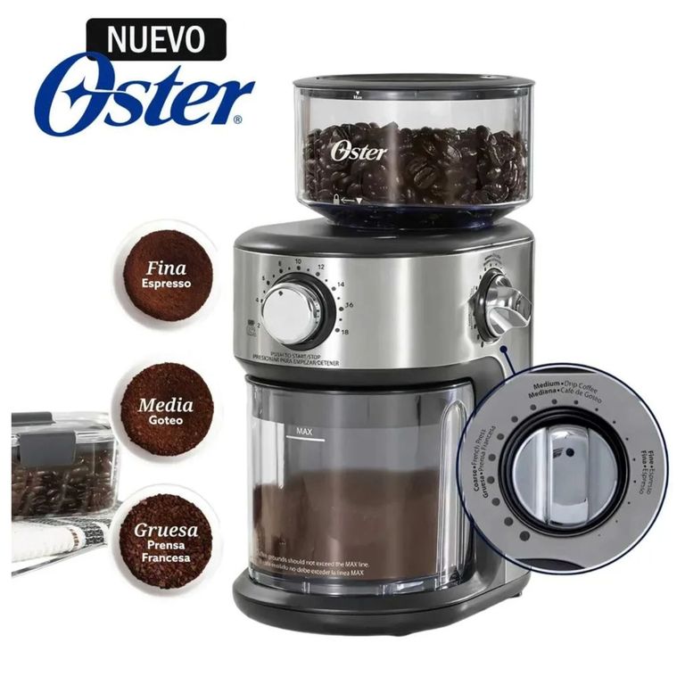 Moledora de granos de café BVSTBMH24_053 18 Ajustes de GROSOR