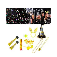 GENERICO - Cotillón para 2 Adultos Año Nuevo, 11 pzas (Mod-E)