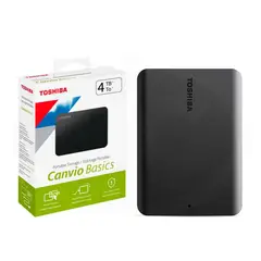 TOSHIBA - Disco duro externo USB 4 Tb CANVIO BASIC hdtb540xk3ca