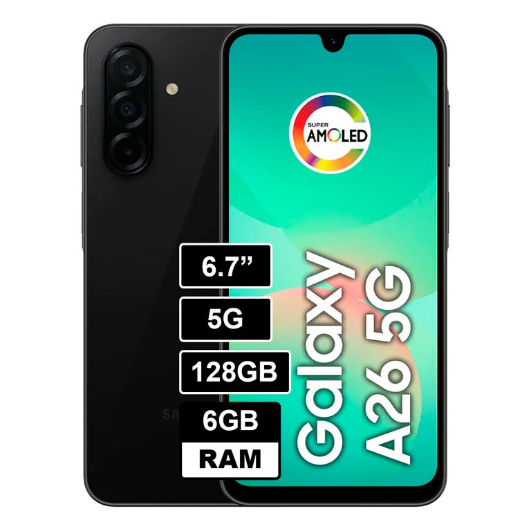 Galaxy A26 5G 128GB 6GB RAM Negro